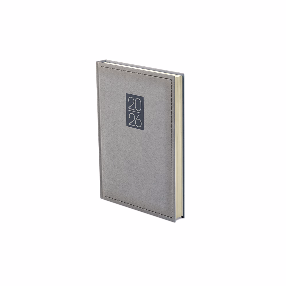 Határidőnapló TOPTIMER Classic C021 A/5 napi sárga lapos szürke 2026.