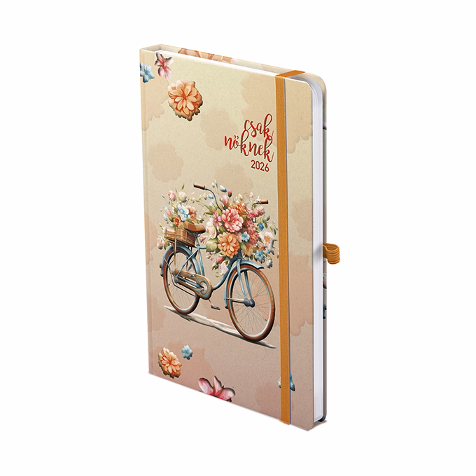 Határidőnapló TOPTIMER "Csak nőknek" N018 A/5 heti fehér lapos Bicikli 2026. Határidőnapló TOPTIMER "Csak nőknek" N018 A/5 heti fehér lapos Bicikli 2026.