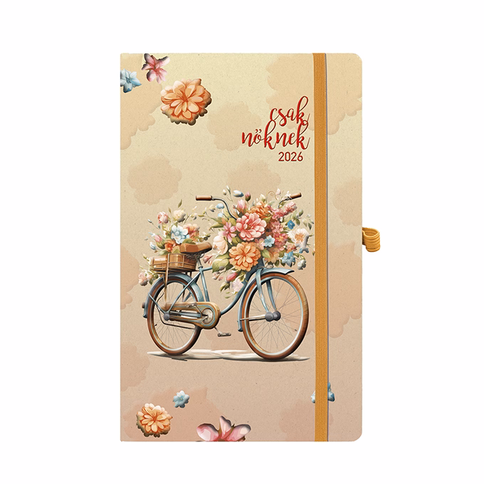 Határidőnapló TOPTIMER "Csak nőknek" N018 A/5 heti fehér lapos Bicikli 2026. Határidőnapló TOPTIMER "Csak nőknek" N018 A/5 heti fehér lapos Bicikli 2026.