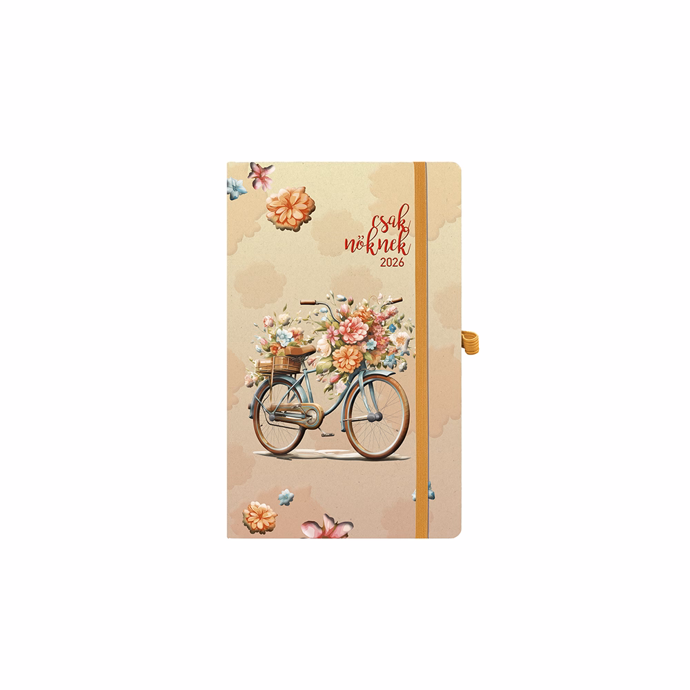 Határidőnapló TOPTIMER "Csak nőknek" N018 A/5 heti fehér lapos Bicikli 2026. Határidőnapló TOPTIMER "Csak nőknek" N018 A/5 heti fehér lapos Bicikli 2026.