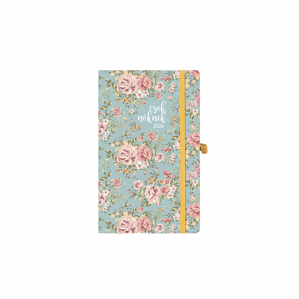 Határidőnapló TOPTIMER "Csak nőknek" N018 A/5 heti fehér lapos Romantik 2026. Határidőnapló TOPTIMER "Csak nőknek" N018 A/5 heti fehér lapos Romantik 2026.