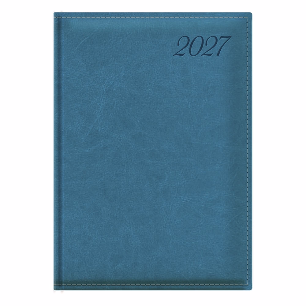 Határidőnapló TOPTIMER Image I021 A/5 napi sárga lapos türkiz 2027
