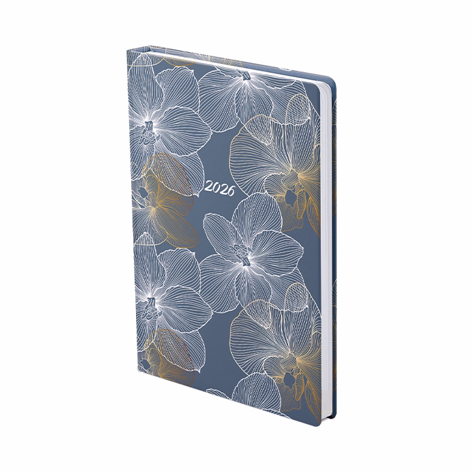 Határidőnapló TOPTIMER Joy J012 B/6 heti fehér lapos India Metalizált arany 2026.