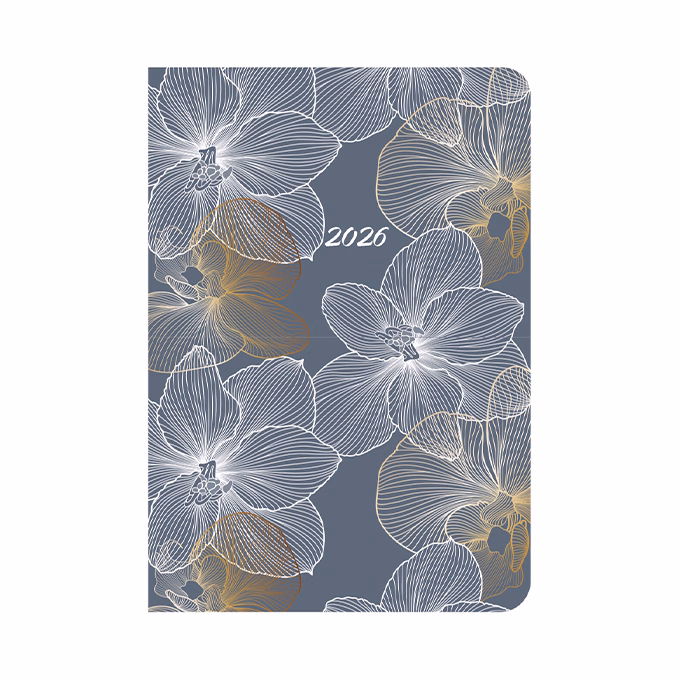 Határidőnapló TOPTIMER Joy J012 B/6 heti fehér lapos India Metalizált arany 2026.