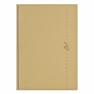 Határidőnapló TOPTIMER Linea L011 B/5 heti fehér lapos bézs 2026.