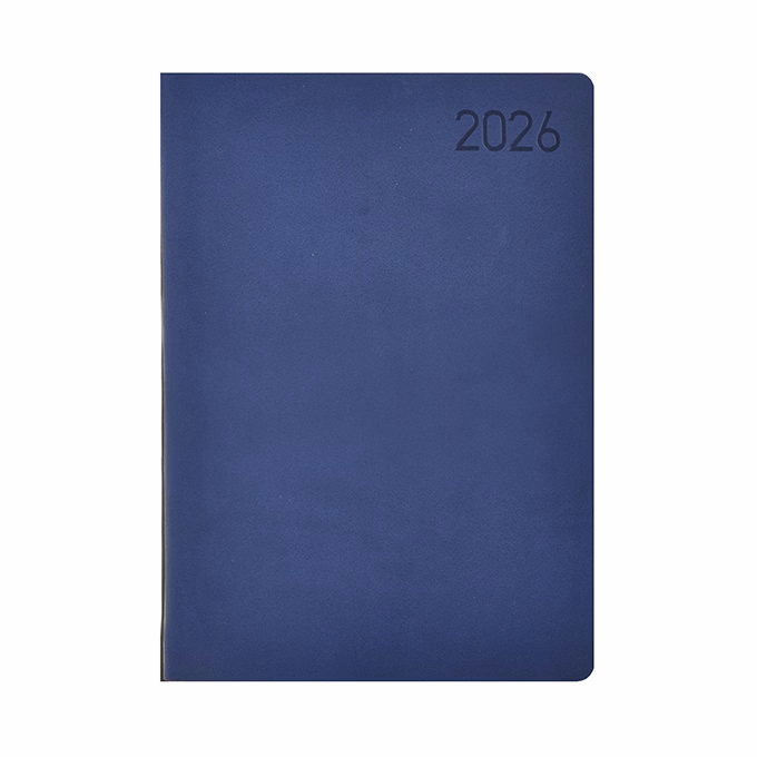 Határidőnapló TOPTIMER Madeira M011 B/5 heti fehér lapos kék-narancs2026.