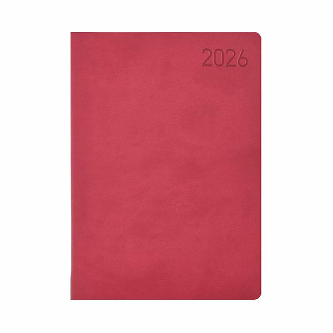 Határidőnapló TOPTIMER Madeira M011 B/5 heti fehér lapos rózsa-lila 2026.