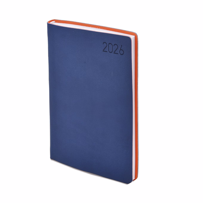 Határidőnapló TOPTIMER Madeira M012 B/6 heti fehér lapos kék-nancs 2026.