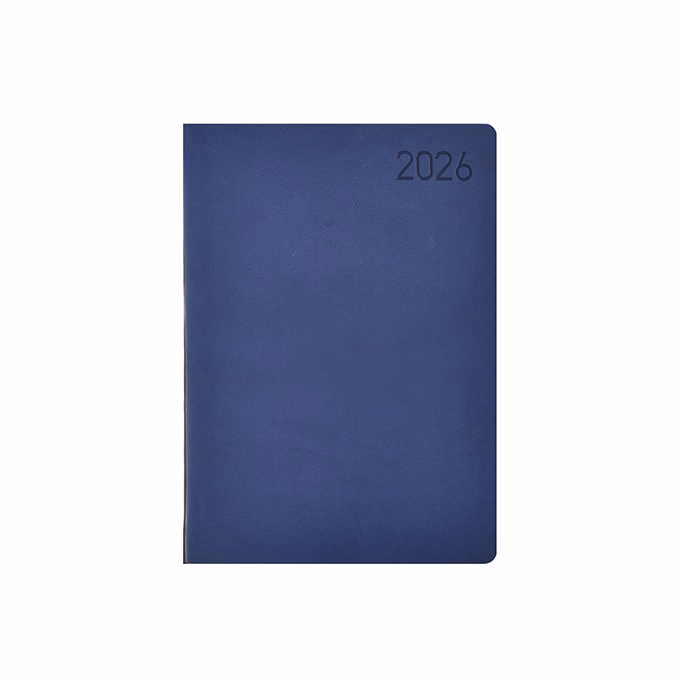 Határidőnapló TOPTIMER Madeira M012 B/6 heti fehér lapos kék-nancs 2026.