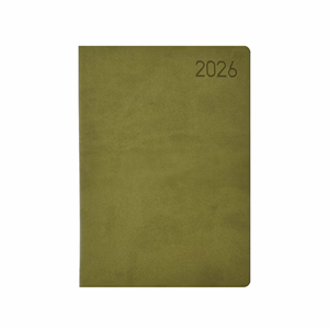 Határidőnapló TOPTIMER Madeira M012 B/6 heti fehér lapos zöld-zöld 2026.