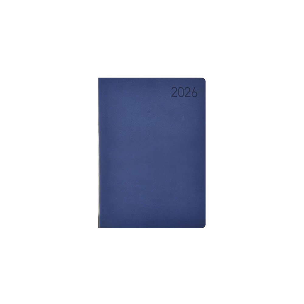 Határidőnapló TOPTIMER Madeira M021 A/5 napi fehér lapos kék-narancs 2026.