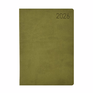 Határidőnapló TOPTIMER Madeira M021 A/5 napi fehér lapos zöld-zöld 2026.