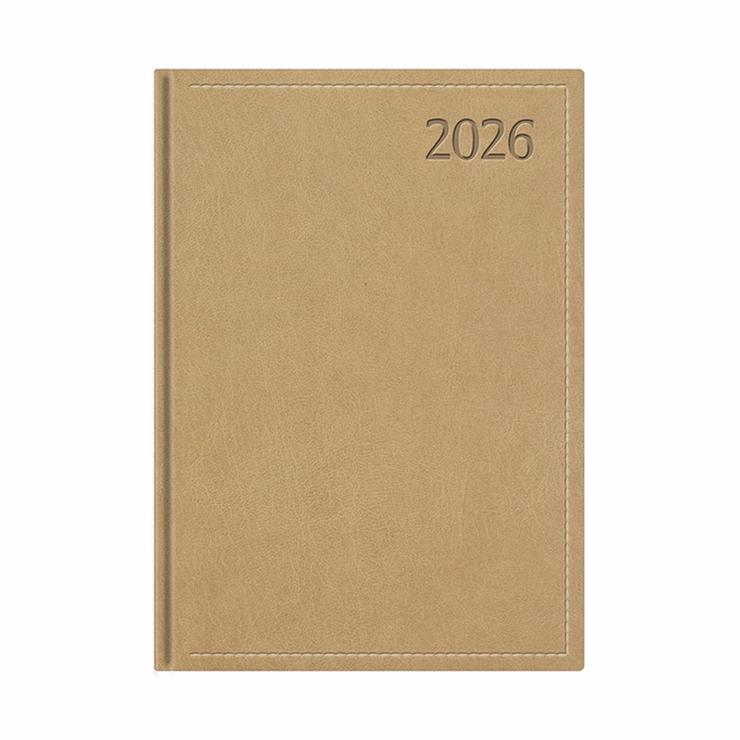 Határidőnapló TOPTIMER Traditional T010 A/4 heti fehér lapos bézs 2026.