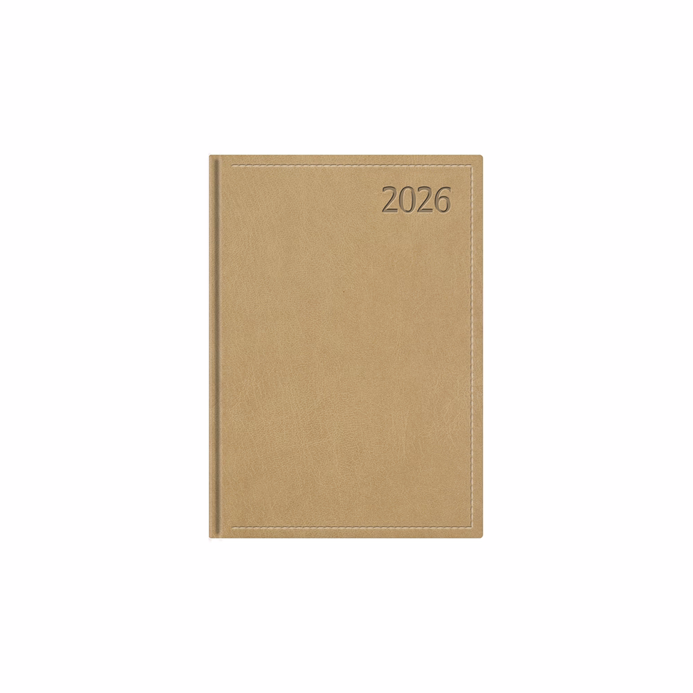 Határidőnapló TOPTIMER Traditional T010 A/4 heti fehér lapos bézs 2026.