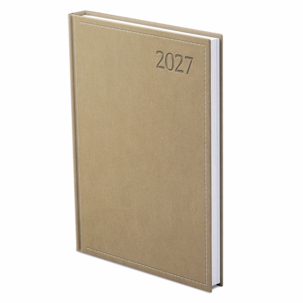 Határidőnapló TOPTIMER Traditional T010 A/4 heti fehér lapos bézs 2027