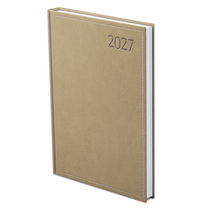 Határidőnapló TOPTIMER Traditional T010 A/4 heti fehér lapos bézs 2027