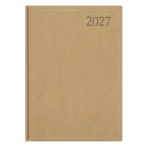 Határidőnapló TOPTIMER Traditional T010 A/4 heti fehér lapos bézs 2027