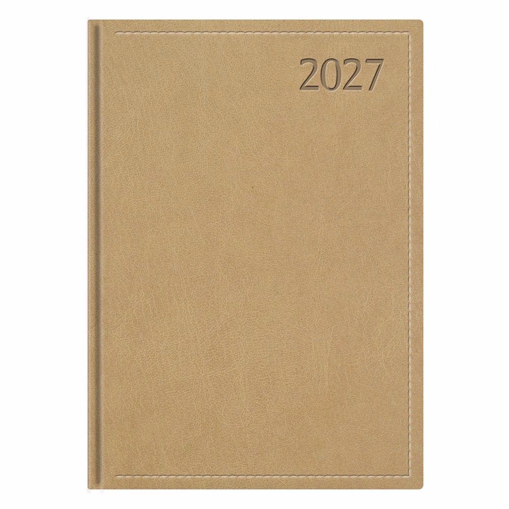 Határidőnapló TOPTIMER Traditional T010 A/4 heti fehér lapos bézs 2027