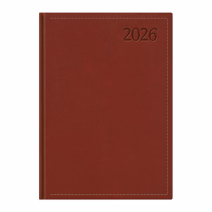 Határidőnapló TOPTIMER Traditional T011 B/5 heti fehér lapos bordó 2026.