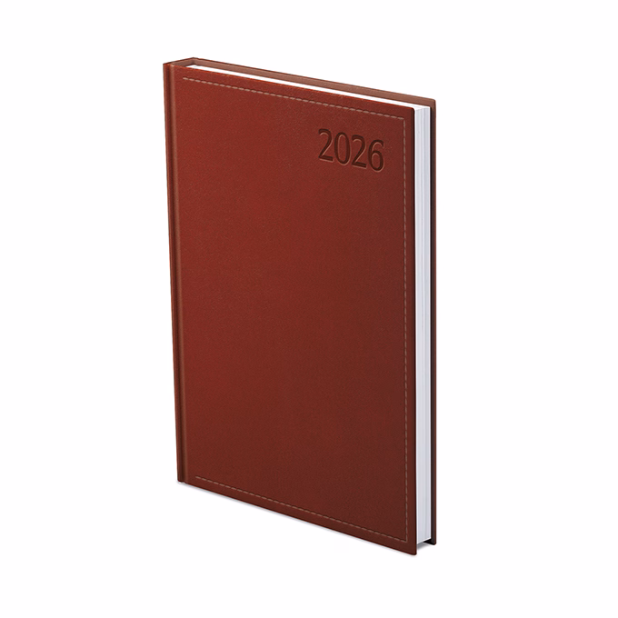 Határidőnapló TOPTIMER Traditional T011 B/5 heti fehér lapos bordó 2026.