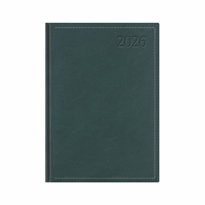 Határidőnapló TOPTIMER Traditional T011 B/5 heti fehér lapos zöld 2026.