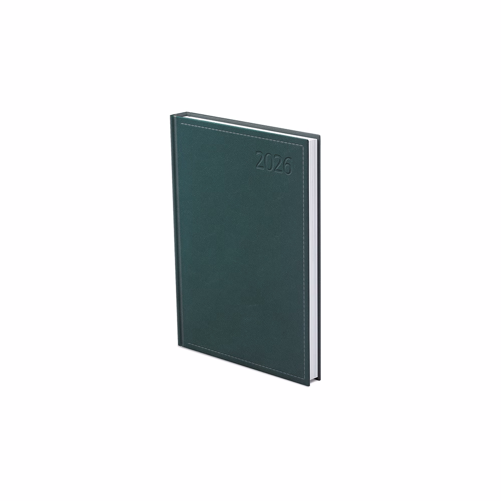 Határidőnapló TOPTIMER Traditional T011 B/5 heti fehér lapos zöld 2026.