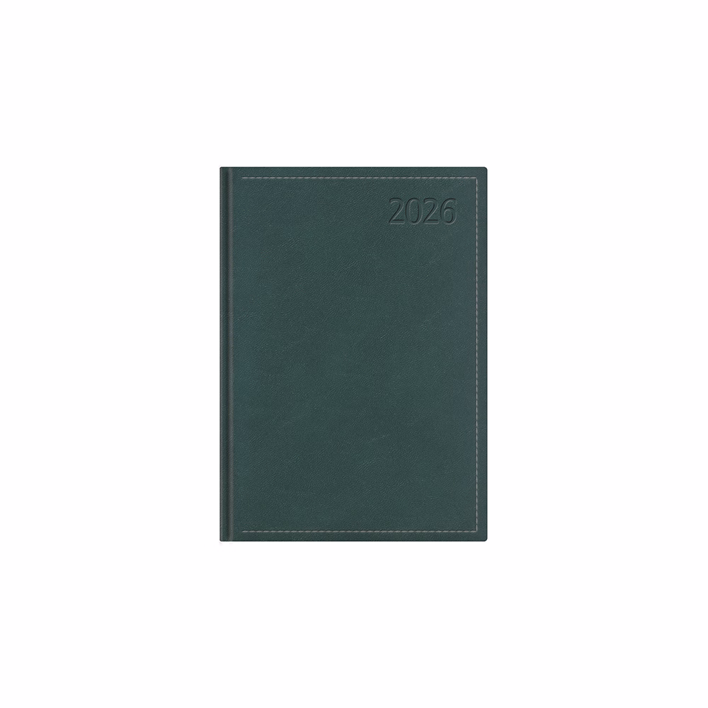 Határidőnapló TOPTIMER Traditional T011 B/5 heti fehér lapos zöld 2026.