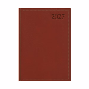 Határidőnapló TOPTIMER Traditional T011 B/5 heti fehér lapos bordó 2027