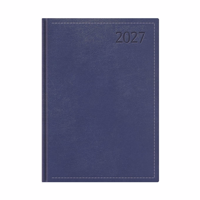Határidőnapló TOPTIMER Traditional T011 B/5 heti fehér lapos kék 2027
