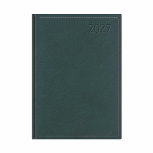 Határidőnapló TOPTIMER Traditional T011 B/5 heti fehér lapos zöld 2027