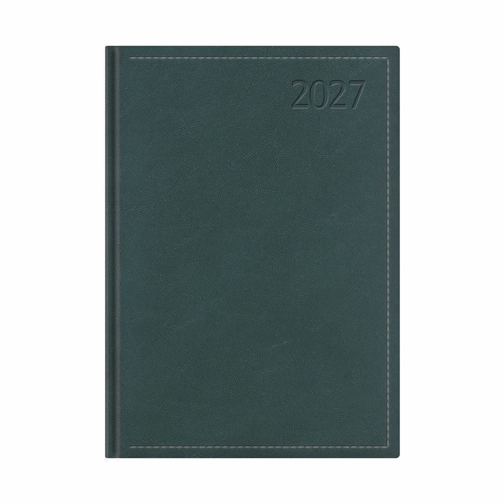 Határidőnapló TOPTIMER Traditional T011 B/5 heti fehér lapos zöld 2027