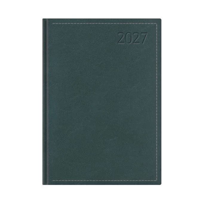 Határidőnapló TOPTIMER Traditional T011 B/5 heti fehér lapos zöld 2027