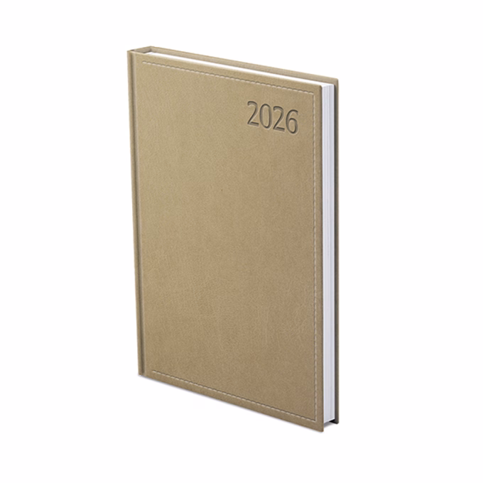 Határidőnapló TOPTIMER Traditional T012 B/6 heti fehér lapos bézs 2026.