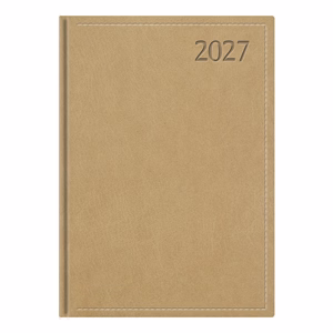 Határidőnapló TOPTIMER Traditional T012 B/6 heti fehér lapos bézs 2027