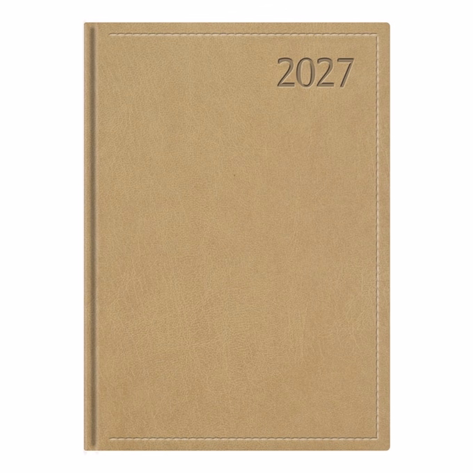 Határidőnapló TOPTIMER Traditional T012 B/6 heti fehér lapos bézs 2027