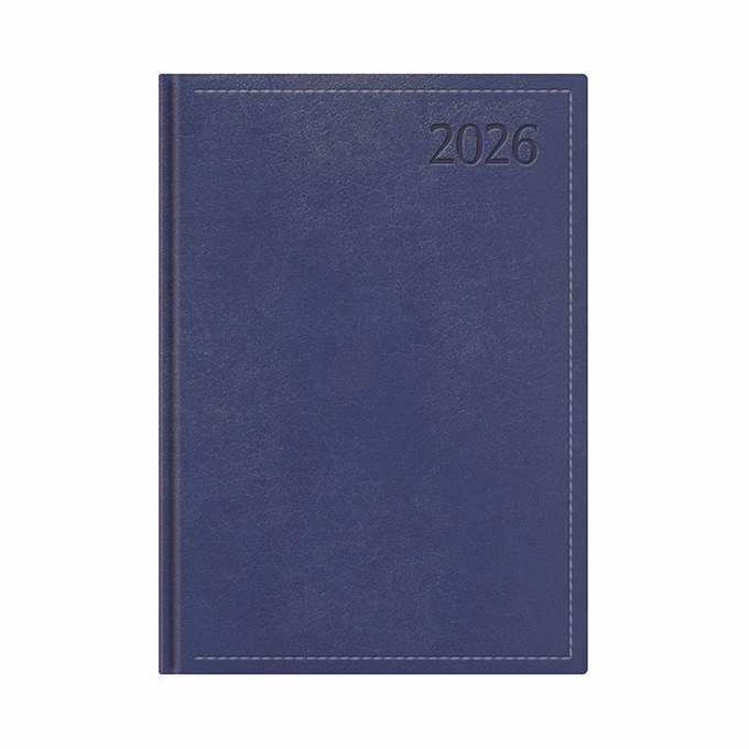 Határidőnapló TOPTIMER Traditional T015 A/5 heti fehér lapos kék 2026.