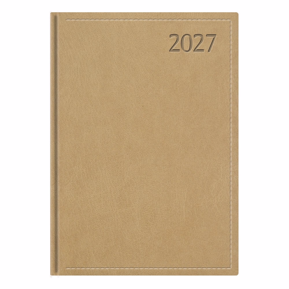 Határidőnapló TOPTIMER Traditional T015 A/5 heti fehér lapos bézs 2027