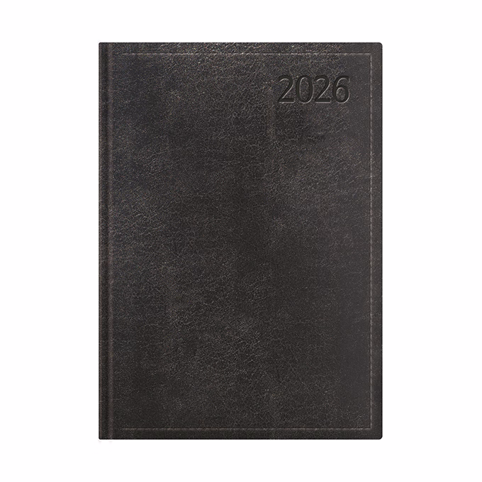 Határidőnapló TOPTIMER Traditional T020 B/5 napi fehér lapos fekete 2026.