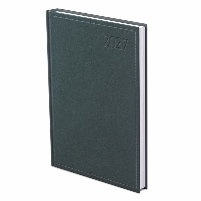Határidőnapló TOPTIMER Traditional T020 B/5 napi fehér lapos zöld 2027