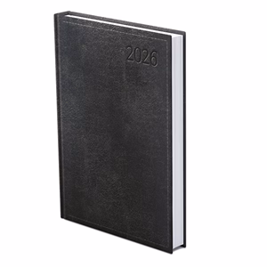 Határidőnapló TOPTIMER Traditional T021 A/5 napi fehér lapos fekete 2026.