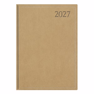 Határidőnapló TOPTIMER Traditional T021 A/5 napi fehér lapos bézs 2027
