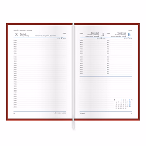 Határidőnapló TOPTIMER Traditional T022 B/6 napi fehér lapos bézs 2026. Határidőnapló TOPTIMER Traditional T022 B/6 napi fehér lapos bézs 2026.