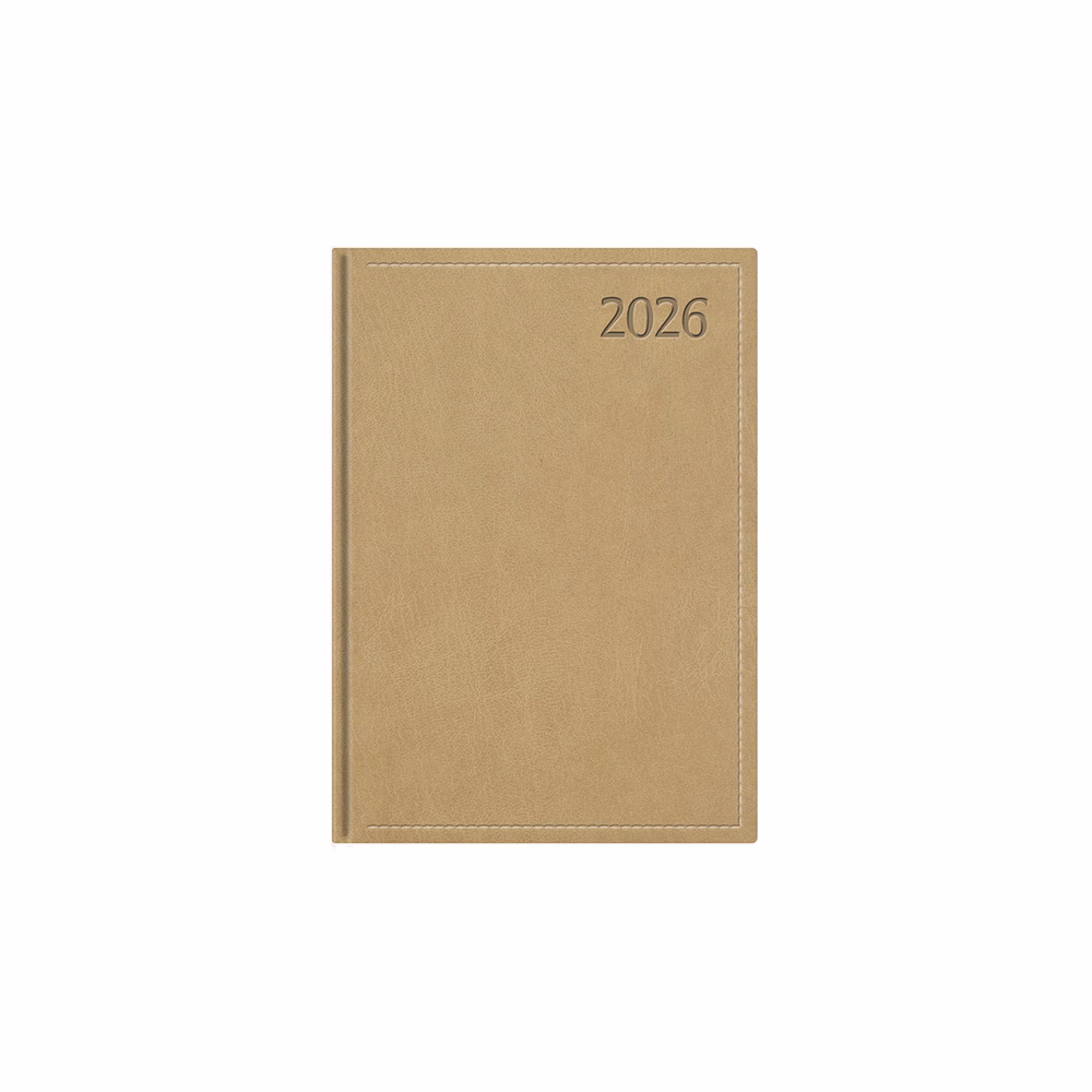 Határidőnapló TOPTIMER Traditional T022 B/6 napi fehér lapos bézs 2026. Határidőnapló TOPTIMER Traditional T022 B/6 napi fehér lapos bézs 2026.