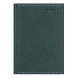 Határidőnapló TOPTIMER Traditional T022 B/6 napi fehér lapos zöld 2026.