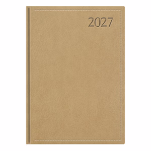 Határidőnapló TOPTIMER Traditional T022 B/6 napi fehér lapos bézs 2027