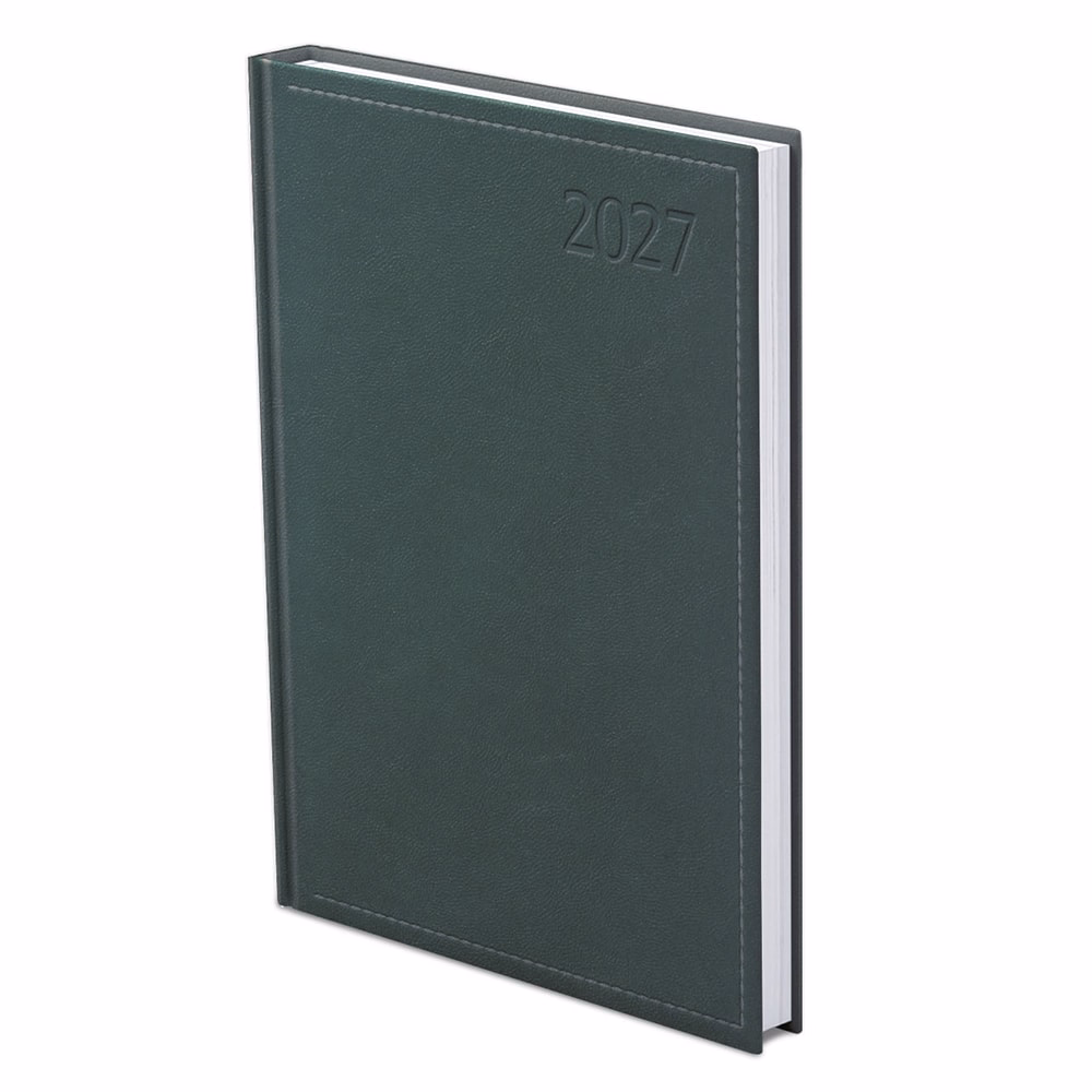 Határidőnapló TOPTIMER Traditional T022 B/6 napi fehér lapos zöld 2027