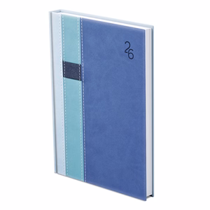 Határidőnapló TOPTIMER Vario V012 B/6 heti fehér lapos világoskék-türkiz-kék 2026.