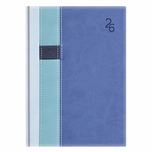 Határidőnapló TOPTIMER Vario V012 B/6 heti fehér lapos világoskék-türkiz-kék 2026.