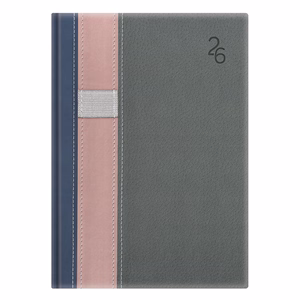 Határidőnapló TOPTIMER Vario V021 A/5 napi fehér lapos kék-rózsaszín-szürke 2026. Határidőnapló TOPTIMER Vario V021 A/5 napi fehér lapos kék-rózsaszín-szürke 2026.