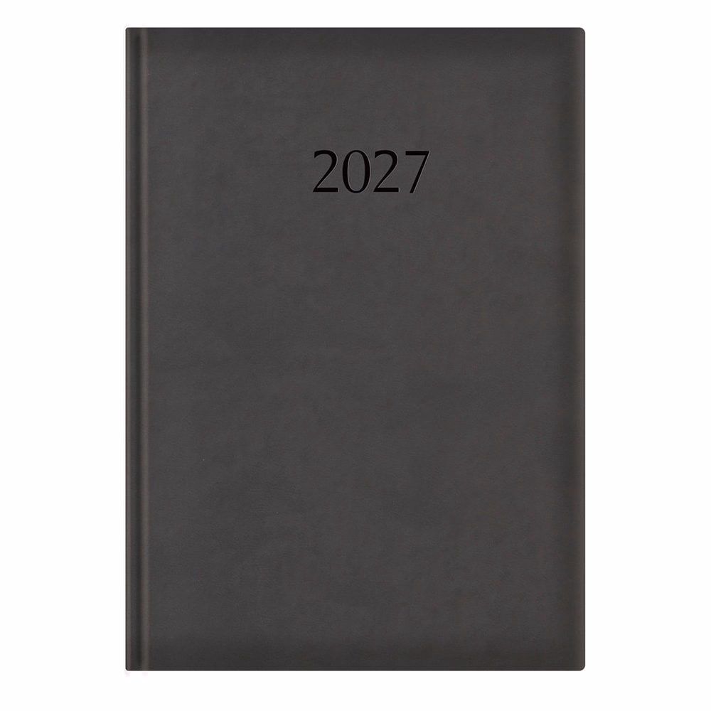 Határidőnapló TOPTIMER Wide W024 A/4 napi fehér lapos fekete 2027